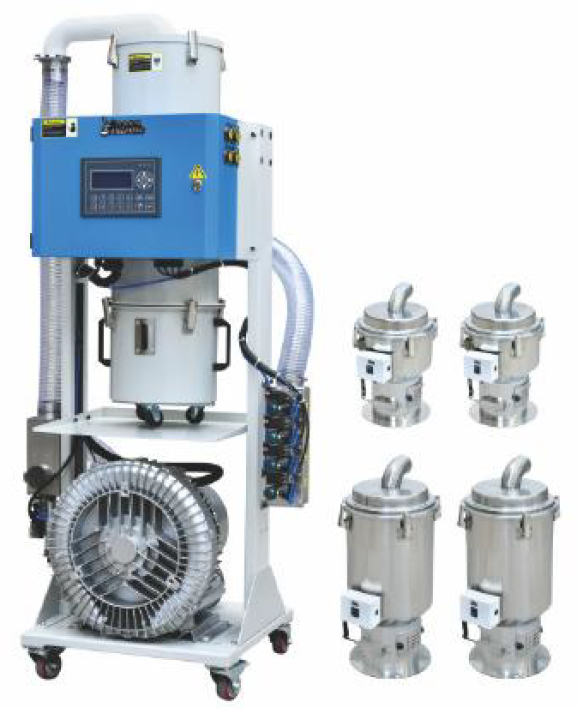 Вакуумный насос 2P в комплекте с ресиверами (4 шт.)