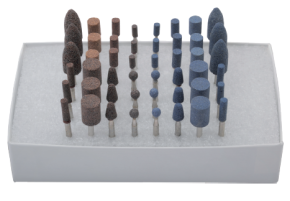 Набор абразивных камней BLUE STONE & RED Stone, 48 шт.