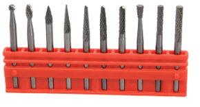 Набор фрез для финишной обработки, хвостовик 3,00 мм, 10 штук